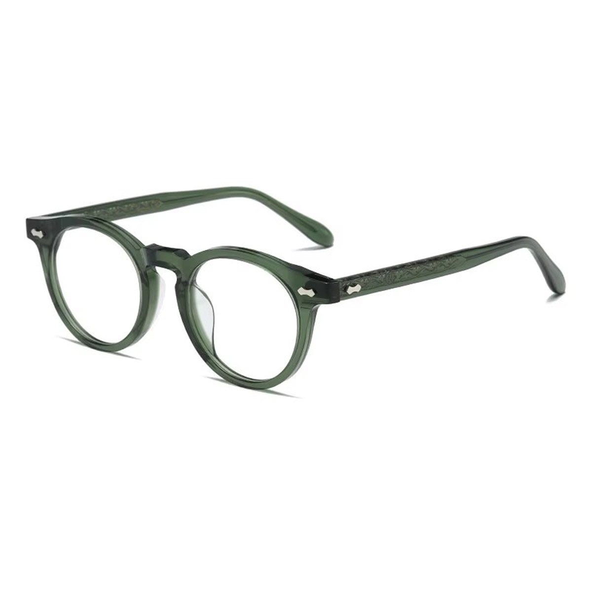 Modaya uygun 3D çift katmanlı asetat optik gözlükler Modaya uygun 3D çift katmanlı asetat optik gözlükler
